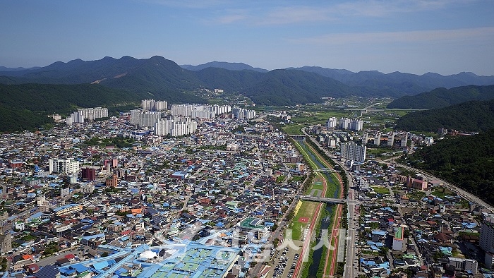 정읍시내 전경모습