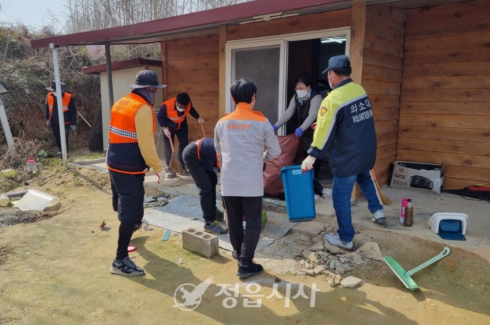 정읍 감곡면 장애인가정 봄맞이 대청소